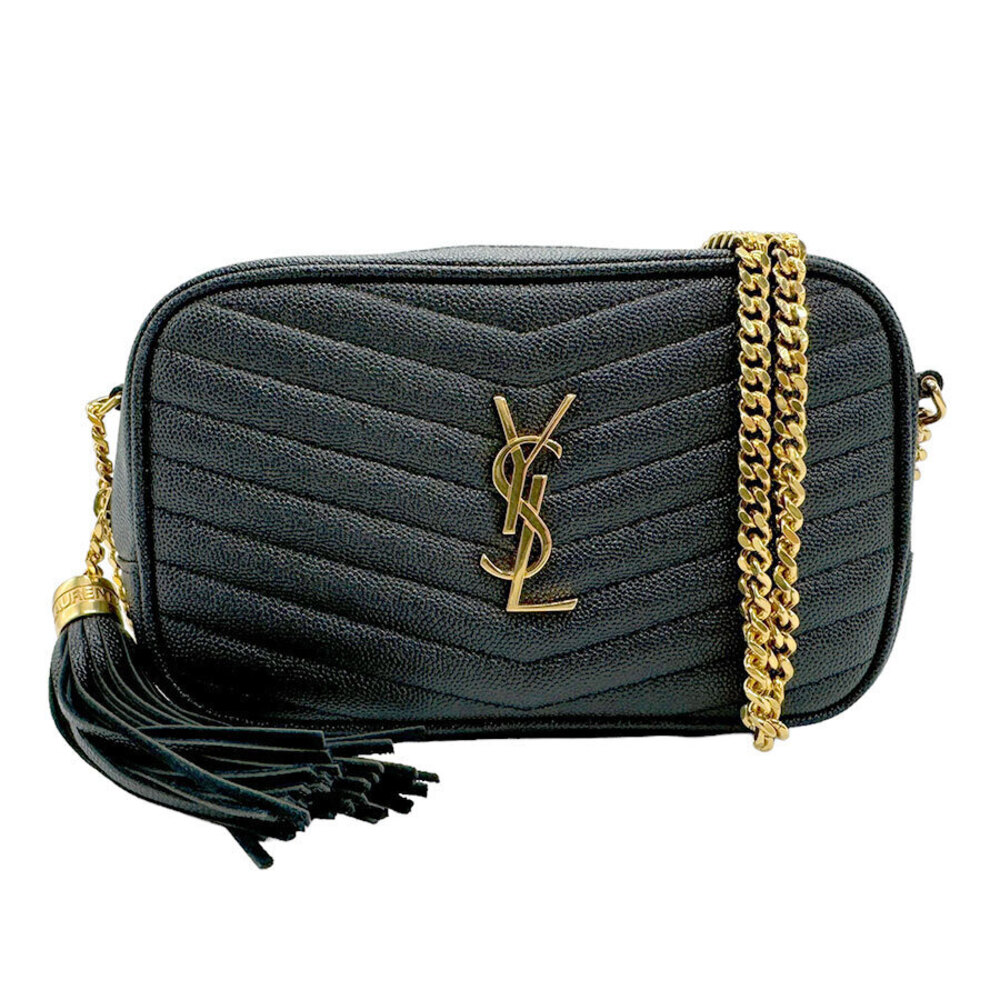 Saint Laurent shoulder bag leather black